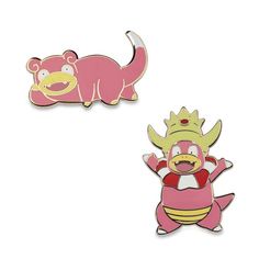 SlowPoke and SlowKing Pins (2 pack)