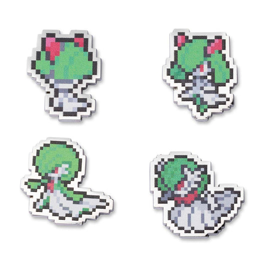 Pokémon Pixel Pins (4-Pack) - Ralts, Kirlia, Gardevoir, & Mega Gardevoir