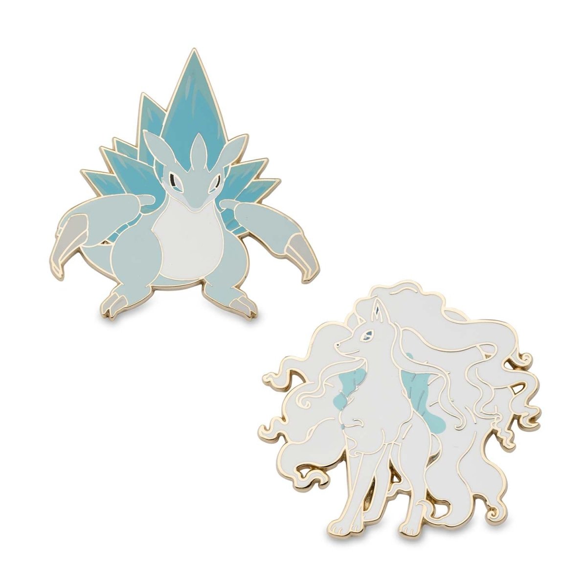 Alolan Sandslash and Alolan Ninetails Pins (2-pack)