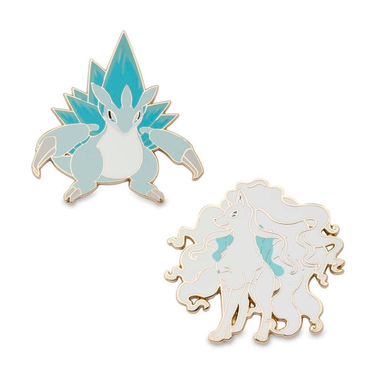 Alolan Sandslash and Alolan Ninetails Pins (2-pack)
