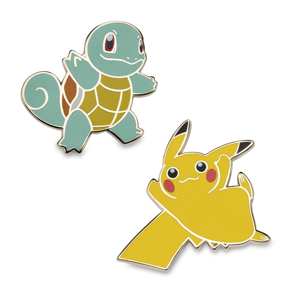 Pikachu and Squirtle Pins (2-pack)