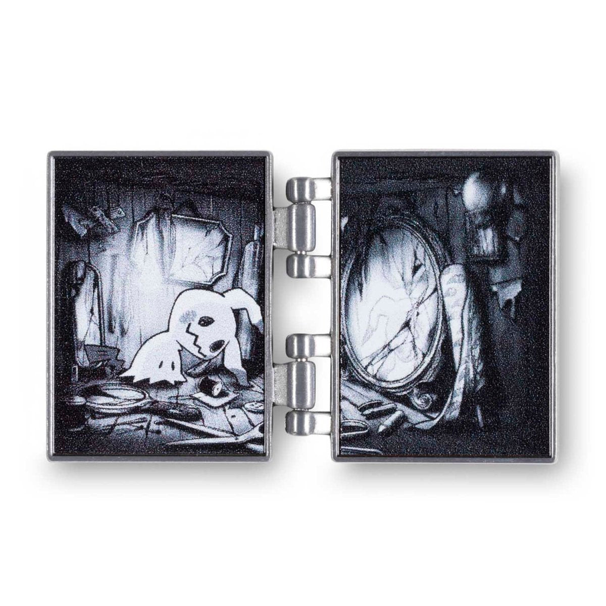 Enamel Pin: Pokémon Center × Vic Lee (Pokémon Scary Stories) - Mimikyu