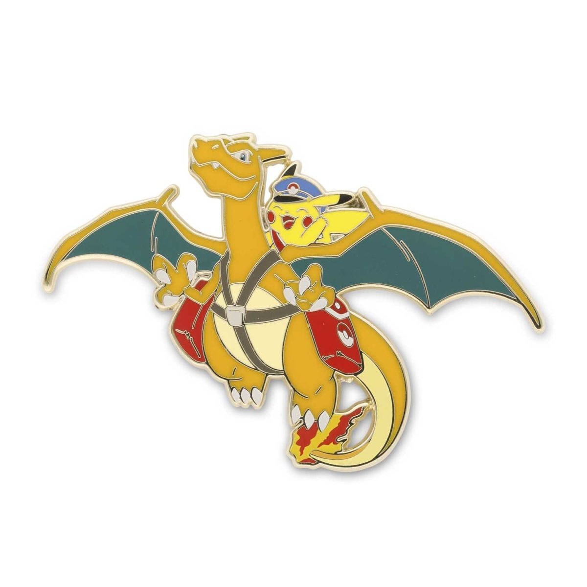 Enamel Pin - Special Delivery Pikachu & Charizard