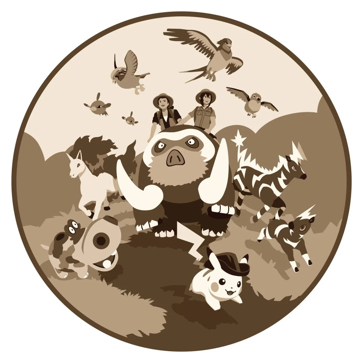 Official Pokémon GO Safari Zone 2020 Event T-Shirt